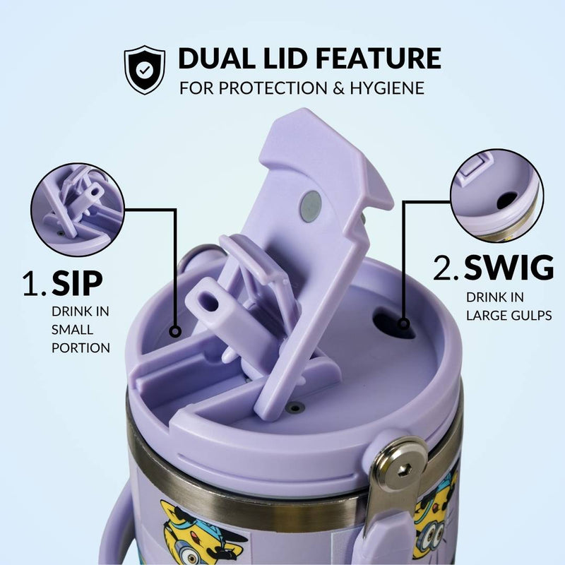 Minions Hide And Seek PickSip 40 Bottle 1200ml Purple 