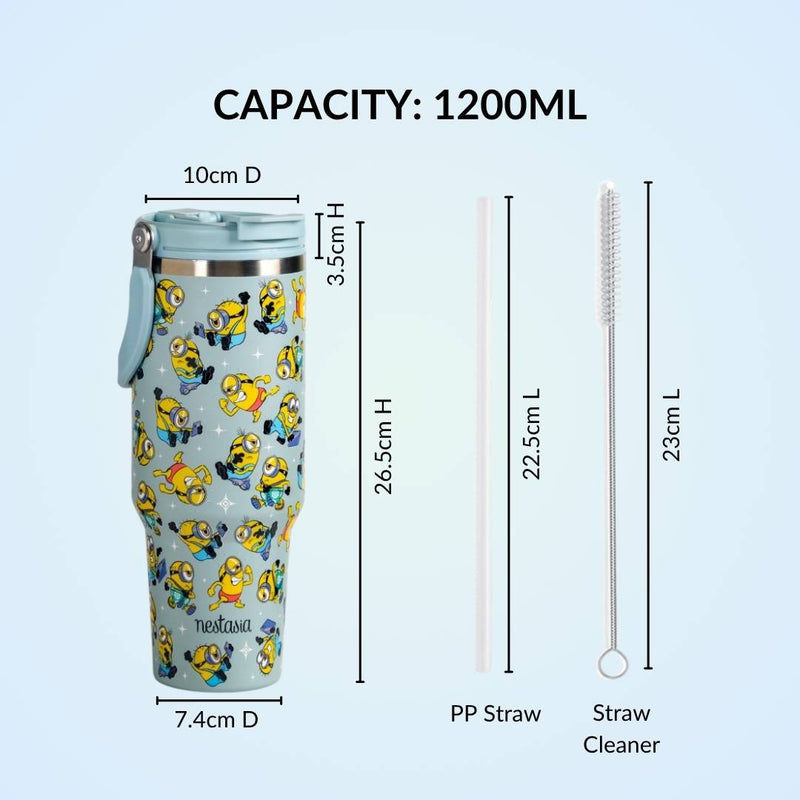Minions Stuart Poses PickSip40 Bottle 1200ml Blue
