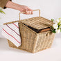 Farmhouse Eco Friendly Picnic Basket- Farmhouse Picnic Basket, Eco-Friendly Basket, Decorative Picnic Basket, Sustainable Basket, Eco Picnic Basket