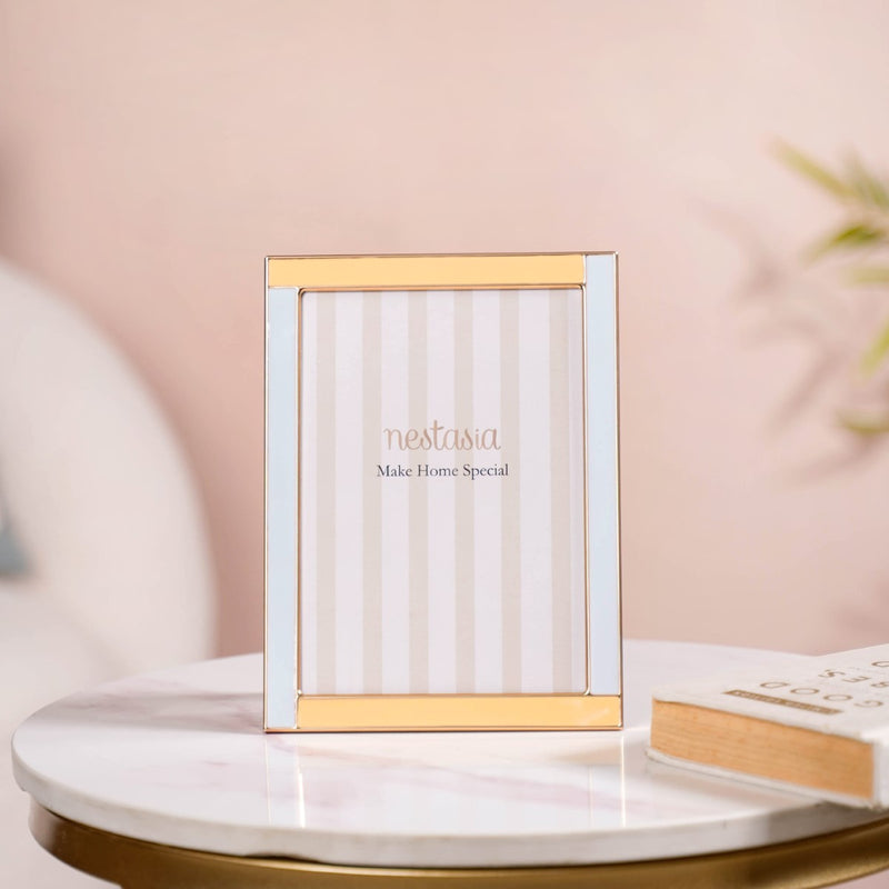 Sunshine Blue Picture Frame For Room Decor 7.5"x6"