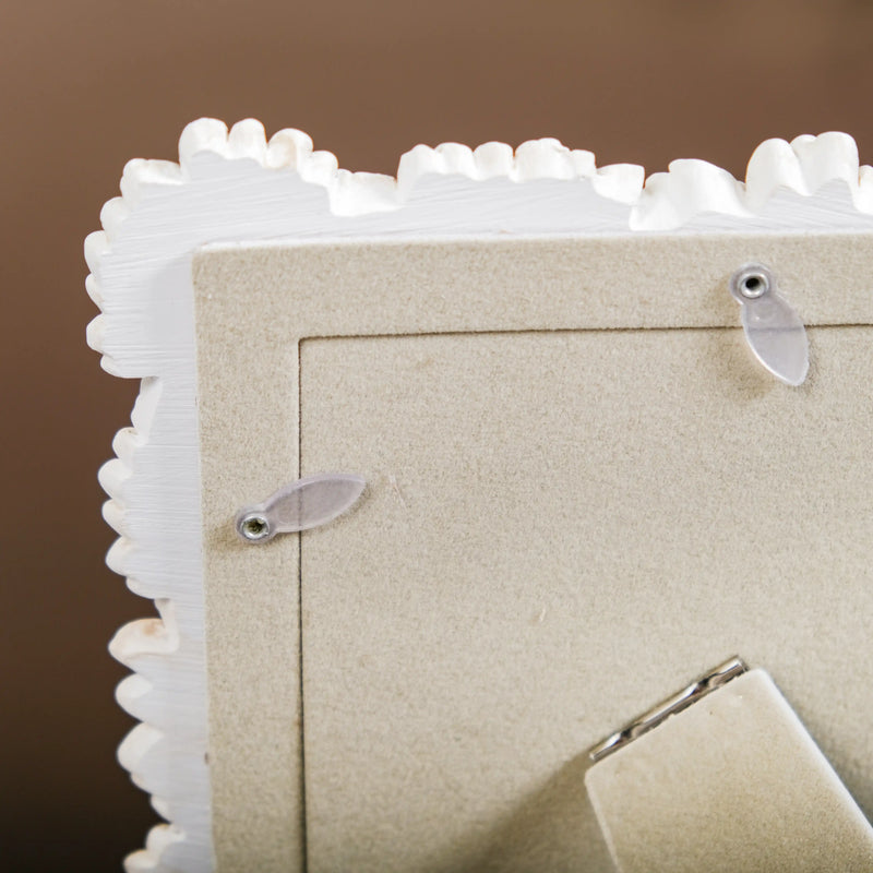 White Blooms Picture Frame Large