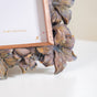 Hibiscus Wooden Finish Resin Photo Frame 9"x6.5" - rectangular photo frame, hibiscus decor frame, picture frame, floral photo display