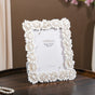 White Blooms Picture Frame Large