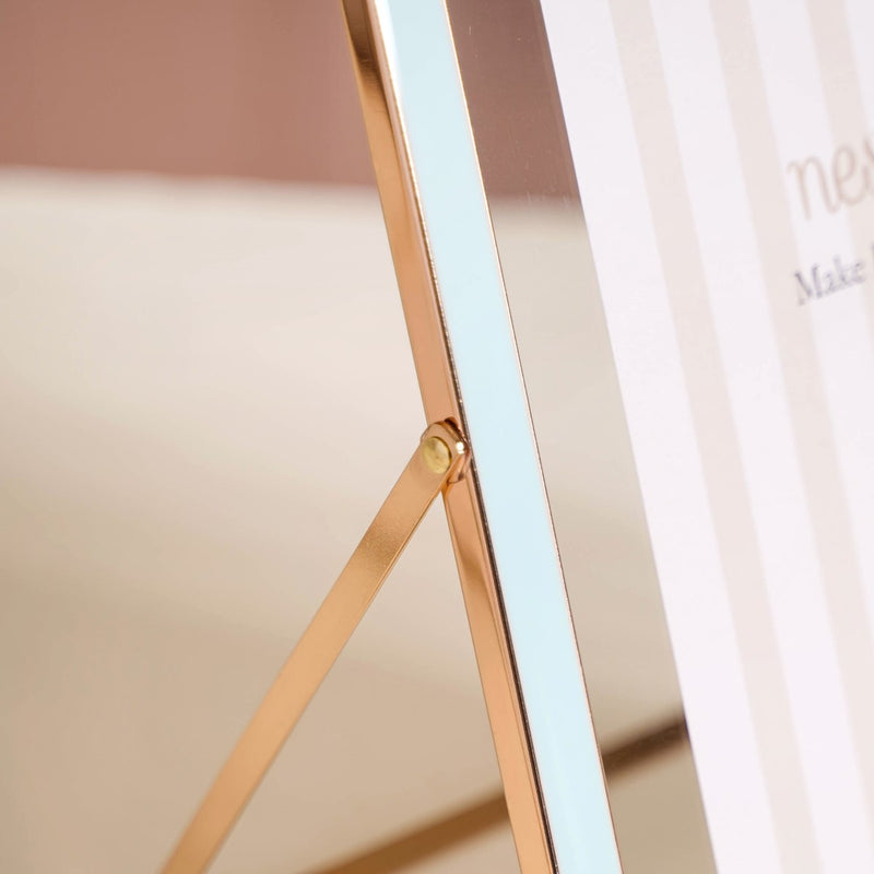 Transparent Floating Photo Frame Baby Blue Set Of 3