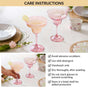 Pink Margarita Glass Set Of 2 240ml