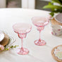 Pink Margarita Glass Set Of 2 240ml