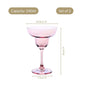 Pink Margarita Glass Set Of 2 240ml