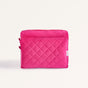 Pink Quilted Stylish Vanity Pouch