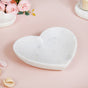 Big Heart Polished Marble Stone Platter