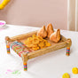 Mini Char Pai Serving Platter -Serving platter, wooden platter, snacks serving platter, platter for snacks, mini platter