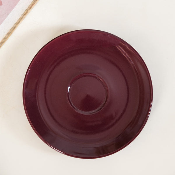 Ceramic Ambrosia One Cup Tea Set Plum