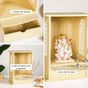 Pooja Mandir For Home And Office Beige 30x17x42cm
