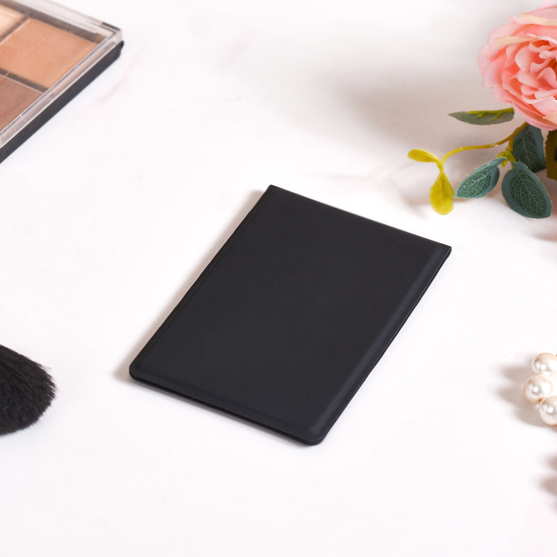 Foldable Compact Mirror Black - Foldable Compact Mirror, Portable Makeup Mirror, Travel Compact Mirror