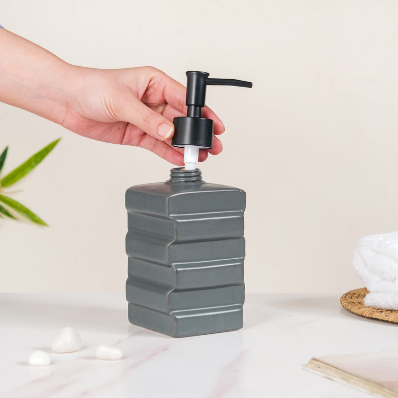 Brick Design Handwash Dispenser Grey 450ml