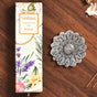 Floral Mandala Incense Holder With Jasmine Incense Sticks