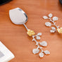 Golden Rose Metal Serving Spoon Set Of 2