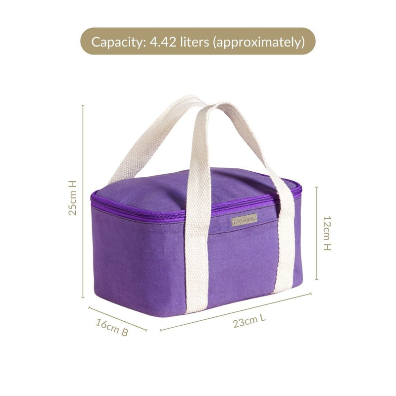 Premium Insulated Everyday Lunch Bag In Purple