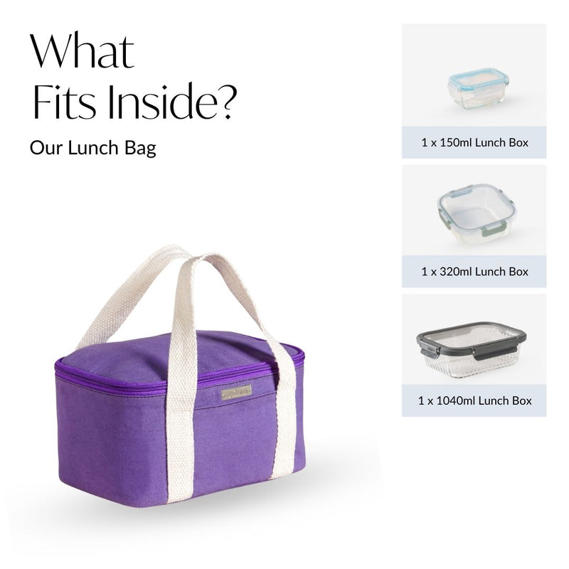 Premium Insulated Everyday Lunch Bag In Purple