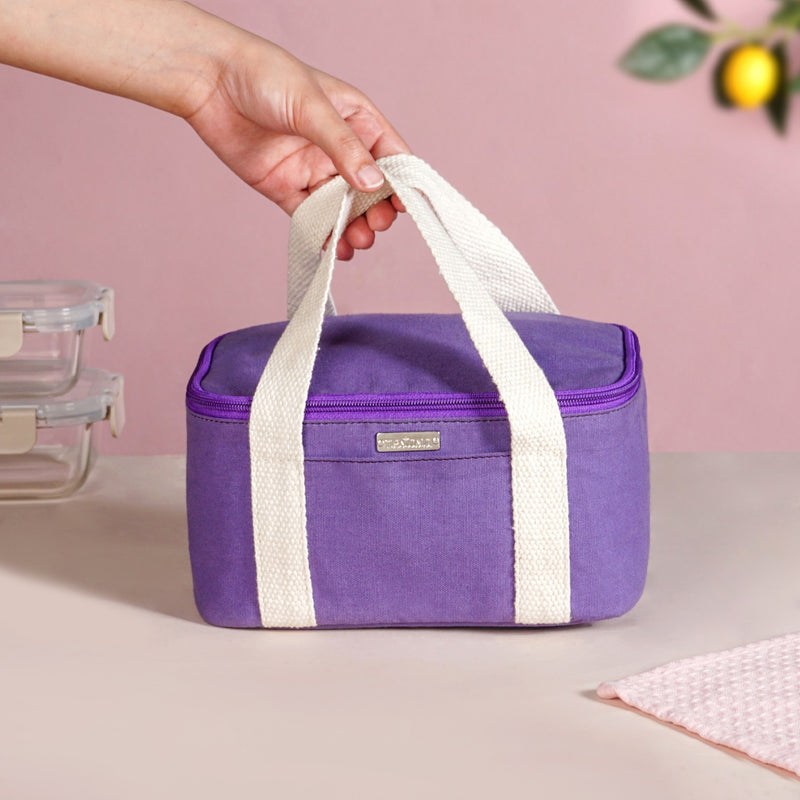 Premium Insulated Everyday Lunch Bag In Purple