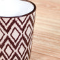 Kaleido Ceramic Tea Cup Set Of 6 Taupe 250ml