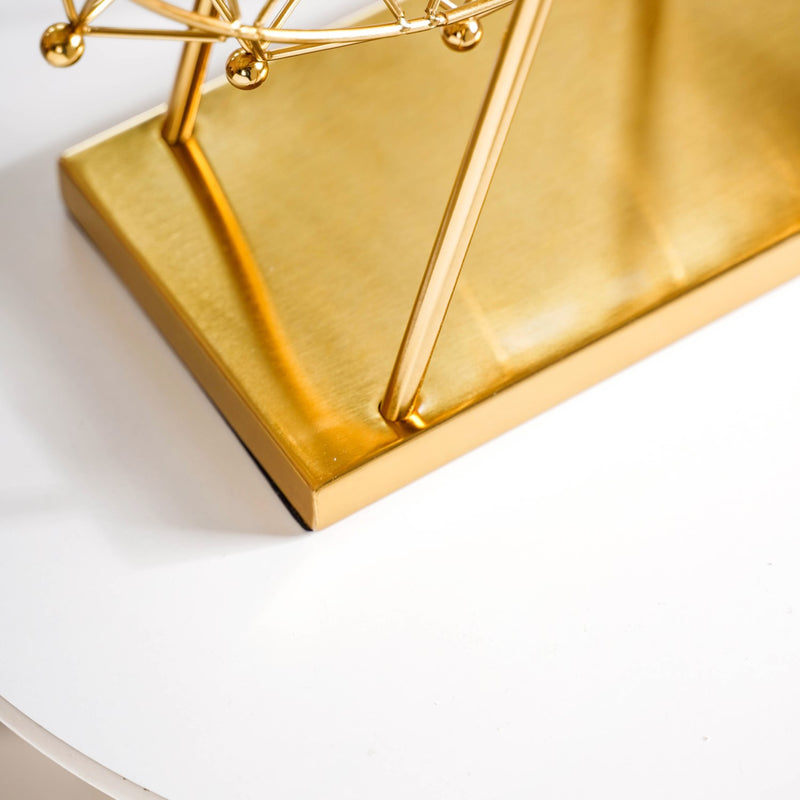 Miniature Rotating Ferris Wheel Metal Showpiece