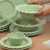 Lao Luxury 22 Piece Dinner Set For 6 Mint Green