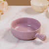 Purple Ceramic Bowl With Handle 650ml