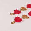 Heart Shaped Wall Hanging Red Set Of 2 17 Inch