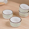 Kaleido Small Bowls For Snacks Set Of 4 Green 200ml