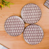 Kaleido Ceramic Dinner Plate Set Of 4 Brown 11 Inch