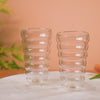 Layered Tall Double Wall Drinking Glass Set Of 2 375ml