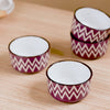 Oscilla Ceramic Small Bowl For Nuts Set Of 4 Purple 200ml