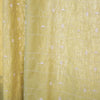 Embroidered Linen Cotton Curtain Set Of 2 Olive Green 108x54 Inch