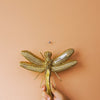 Dragonfly Wall Decor Gold