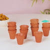 Real Bengal Terracotta Mini Kulhad Cup Set Of 12 60ml