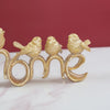 Home Of Birds Gold Showpiece