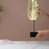 Gold Leaf Feather Resin Showpiece