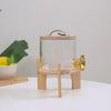 Water Dispenser With Bamboo Stand 2600ml