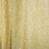 Set Of 2 Olive Green Embroidered Full Length Curtain 84x54 Inch
