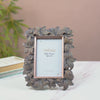 Hibiscus Wooden Finish Resin Photo Frame