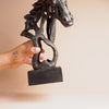 Black Horse Decorative Showpiece- Metal showpiece, animal figurine, horse showpiece, decor object, modern showpiece