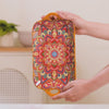 Mandala Melange Long Platter Dish Orange