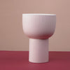 Pastel Nordic Inspired Ceramic Flower Vase Pink