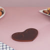 Heart Wooden Tray With 2 Cups 100ml