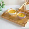 Sustainable Wooden Serving Tray Set Of 2