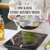 Honeycomb Non Stick Induction Friendly Triply Kadai With Lid 3500ml