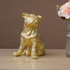 Dog Showpiece Gold Large- Pug Dog Showpiece, Gold Pug Figurine, Decorative Gold Pug, Gold Dog Decor, Pug Statue