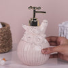 Beige Bird Design Ceramic Liquid Dispenser