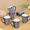 Oscilla Tea Cup Set Of 6 Navy 250ml