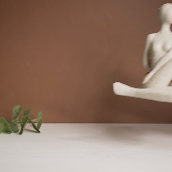Spinal Twist Yoga Pose Showpiece